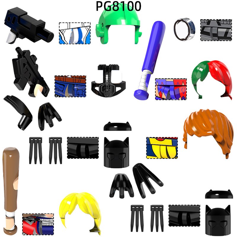 Model Kit Pg - PG8100 Weapons Pants Hair Parts Action