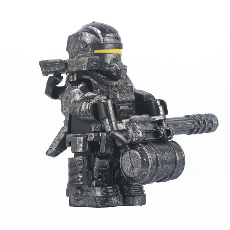 Model Kit Zombie - MOC Halloween Flame Solder Protection Suit