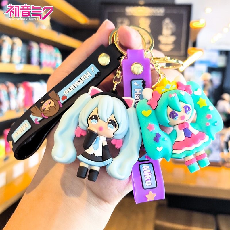 Model Kit Car - Gantungan Kunci Hatsune Miku Kartun Lucu