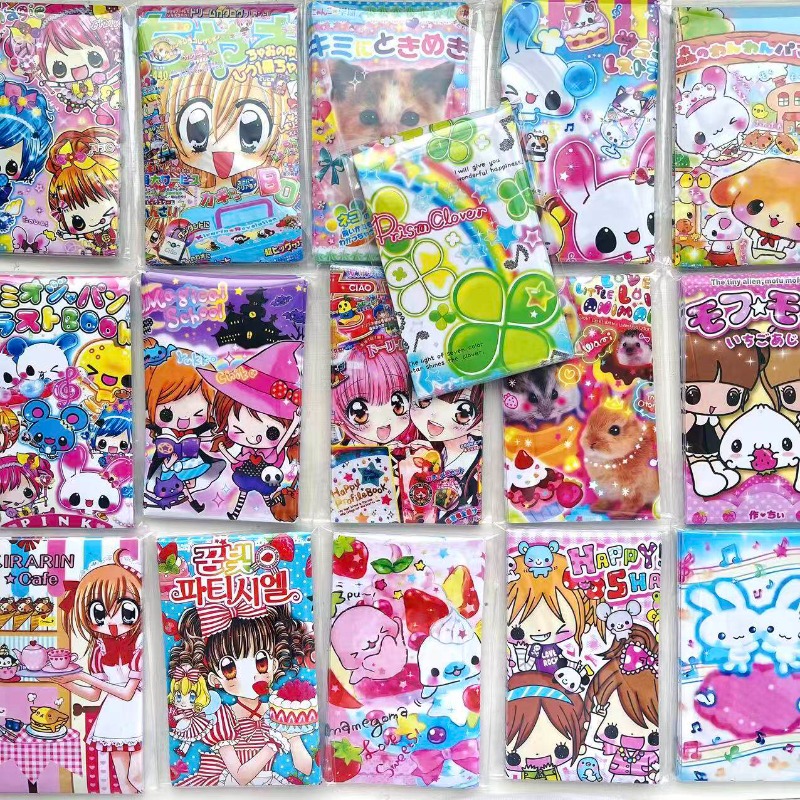 Model Kit Anime Girl - 20 Buah/Pak Stiker Gadis Anime Retro