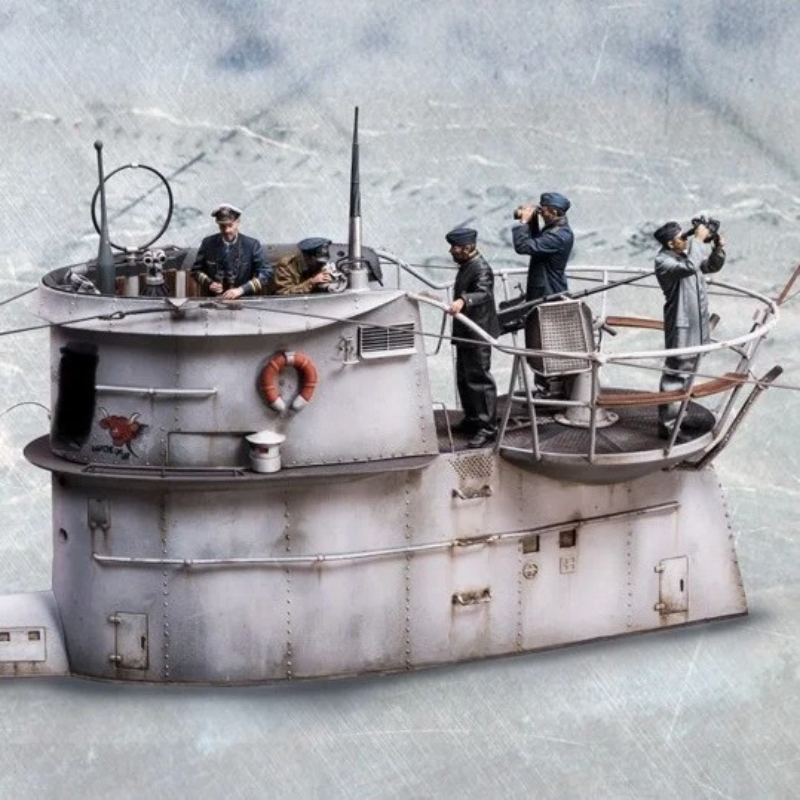 Model Kit U Boat - Kit Model Figur Resin Diecast Skala
