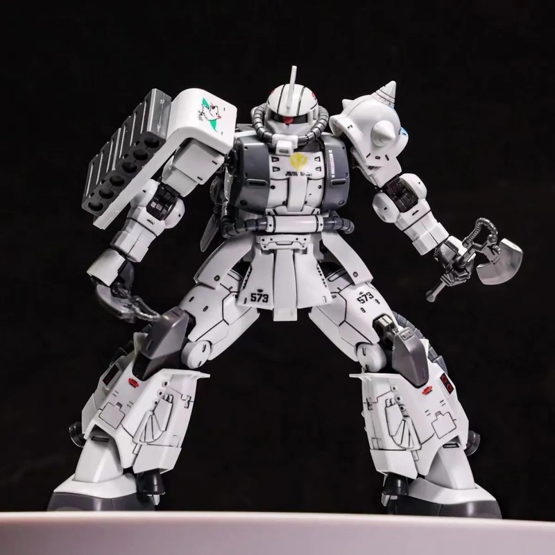 Model Kit Gundam Hg - GTO ZAKU II White Wolf Shin