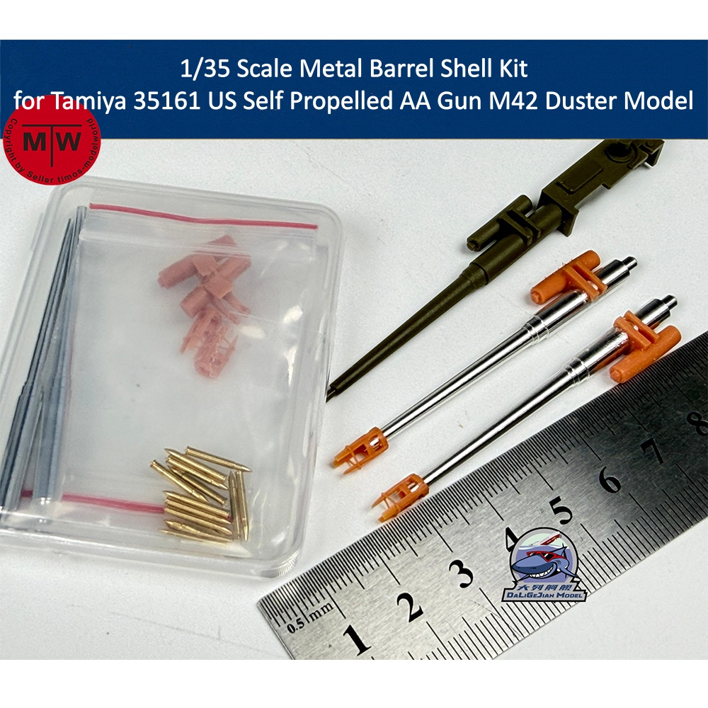Model Kit Tamiya - Kit Cangkang Laras Logam Skala 1/35