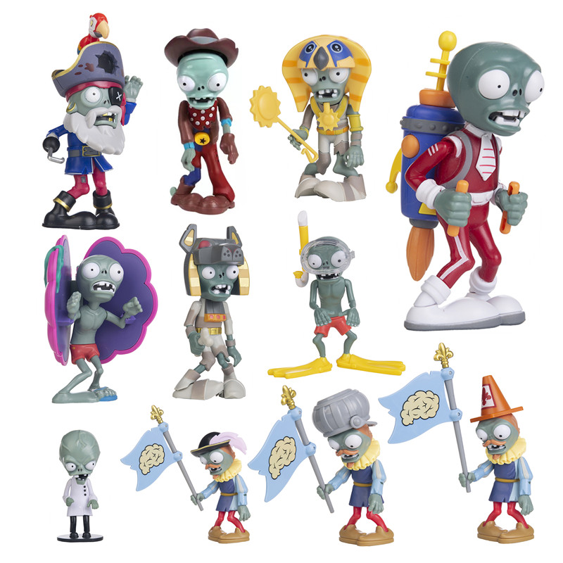 Model Kit Zombie - Mainan Seri Plants vs Zombie Peashooter