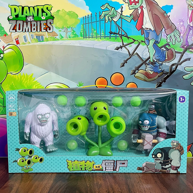 Model Kit Zombie - Tanaman Vs. Zombie mainan anak-anak dapat