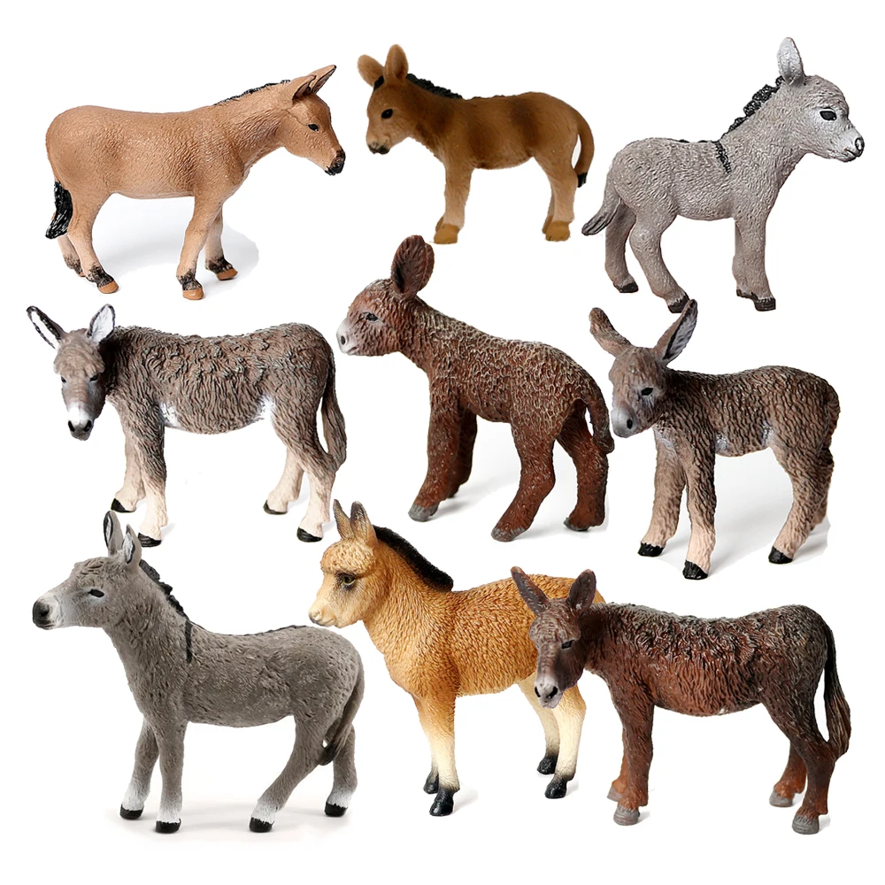 Model Kit Horse - Mainan Model Keledai Figur Hewan Patung