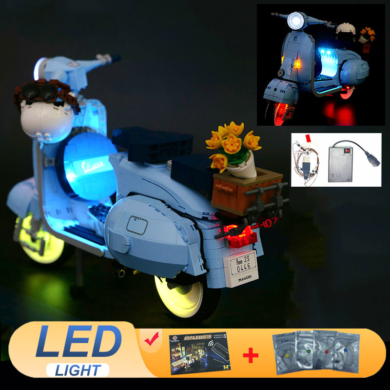 Model Kit Vespa - Kit Lampu LED untuk LEGO 10298
