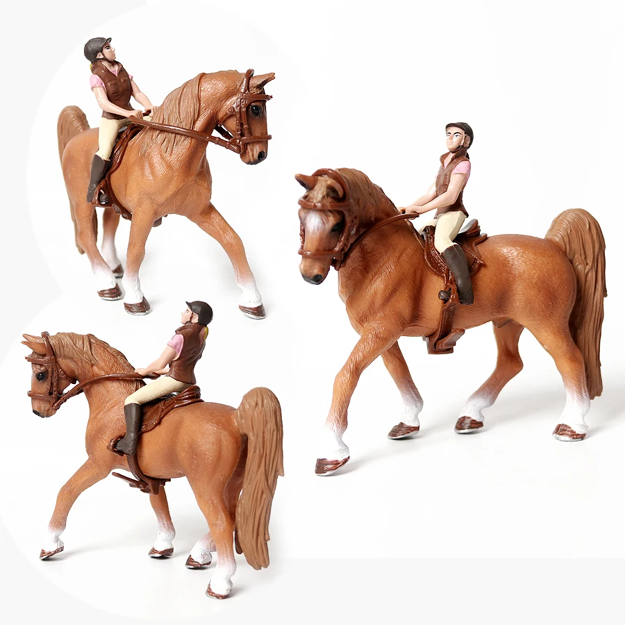 Model Kit Horse - Mainan Kuda Set Mainan Kuda Penunggang