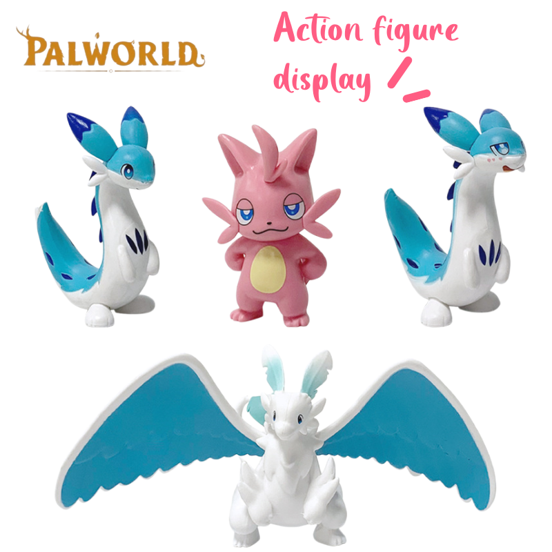 Model Kit Bandai - Boneka Palworld Chillet Cryolinx Cattiva buatan