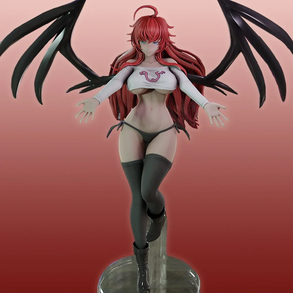 Model Kit Zero Megaman - Rias Gremory Figure 1:18 miniatur Resin