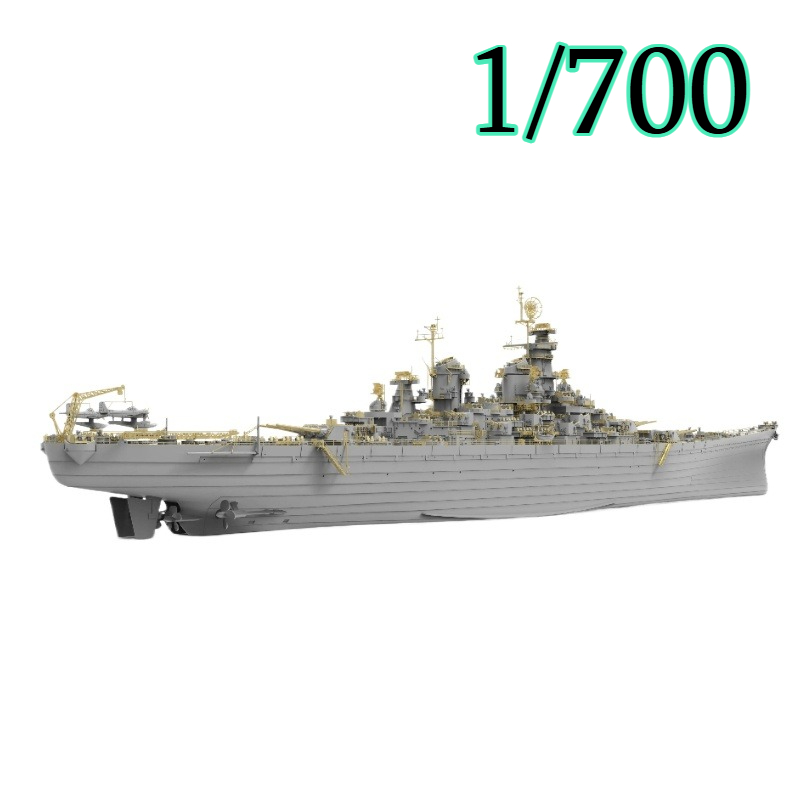 Model Kit Uss Missouri - Kit Model Kapal Perang Missouri 1/700