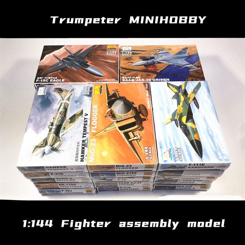Model Kit Tamiya - Trumketer 1/144 Pesawat Tempur Militer Model