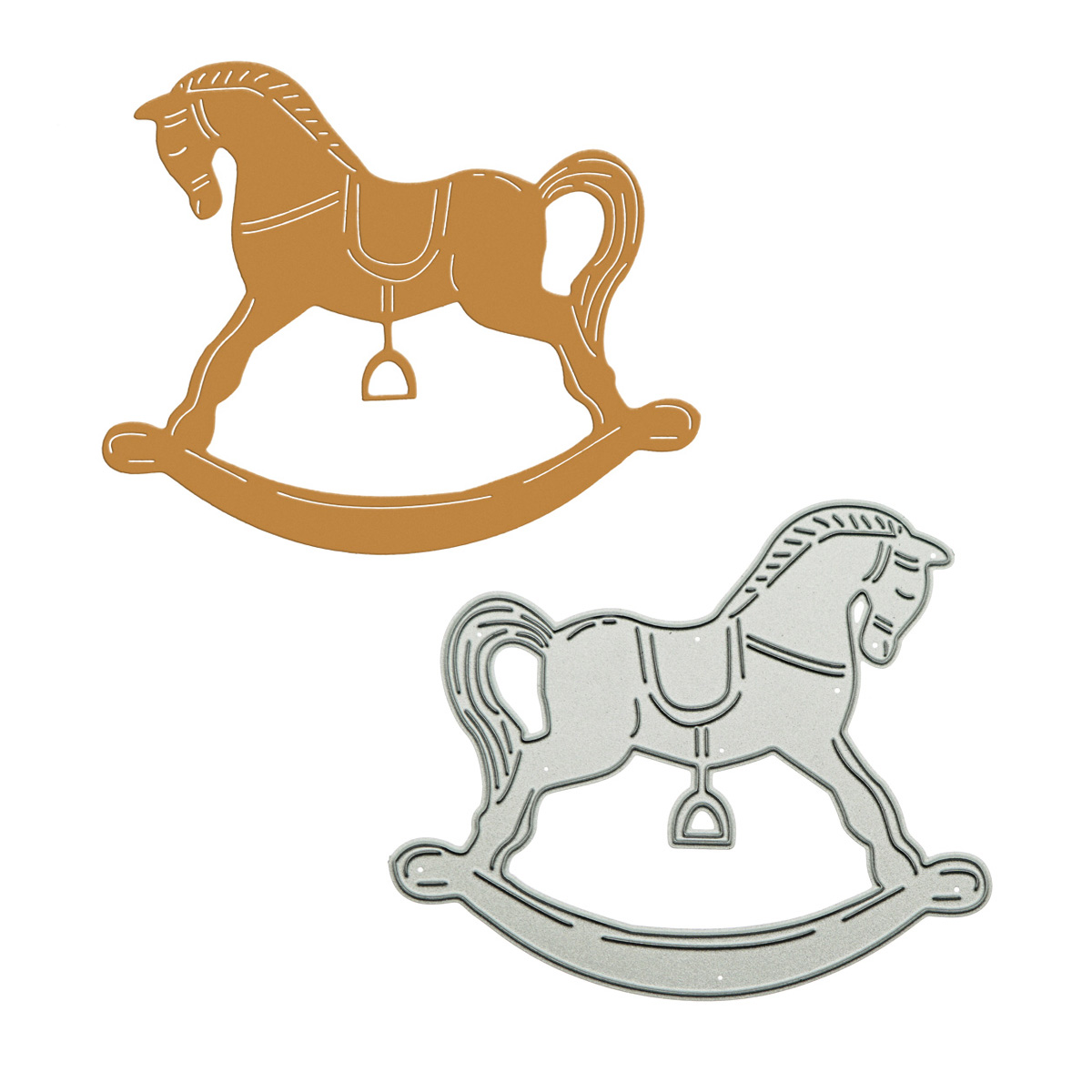 Model Kit Horse - Logam Pemotong Dies Scrapbooking Kayu Kuda