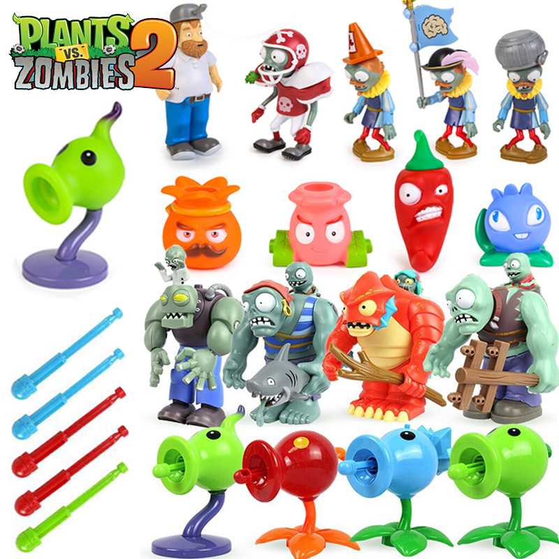 Model Kit Zombie - Set Mainan Plants Vs Zombies Tanpa