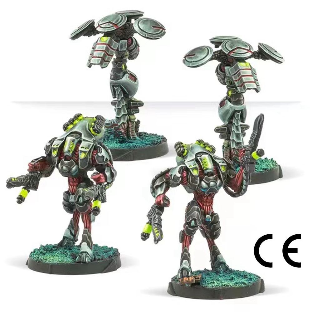 Model Kit Dinosaur - Kit Model Resin Paket Ekspansi Tentara