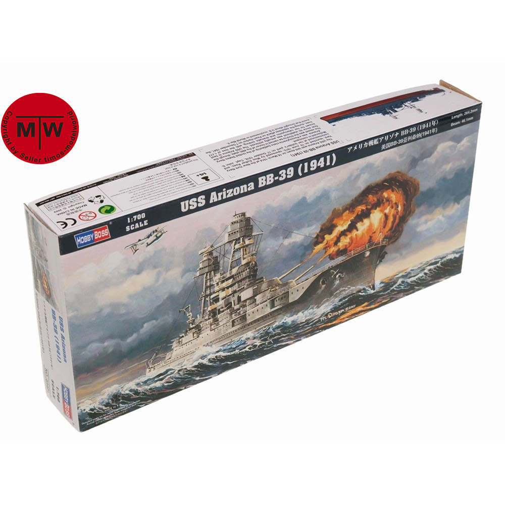 Model Kit Uss Arizona - HobbyBoss 83401 1/700 skala USS Arizona