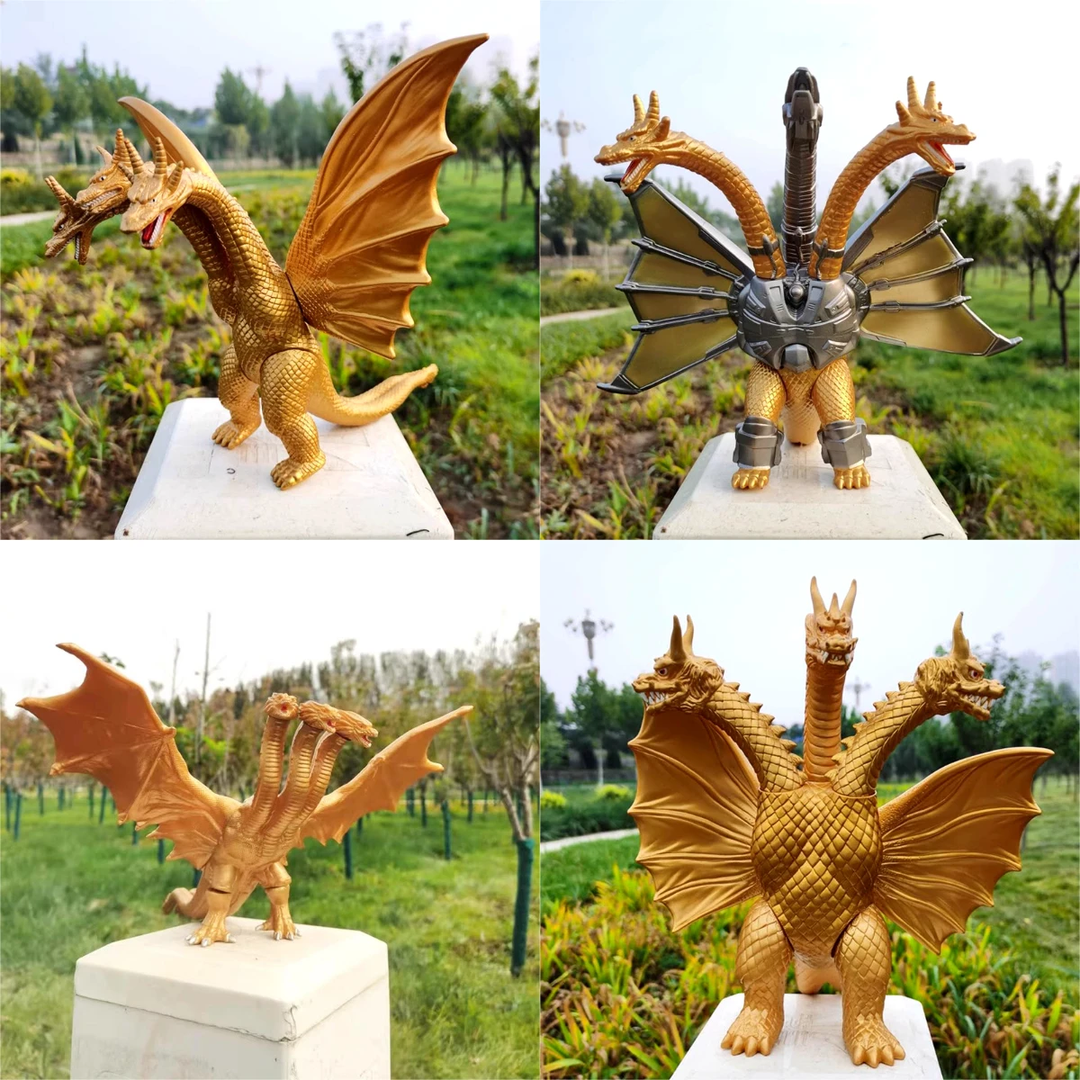 Model Kit Vs Action Figure - Ukuran besar tiga kepala naga raja