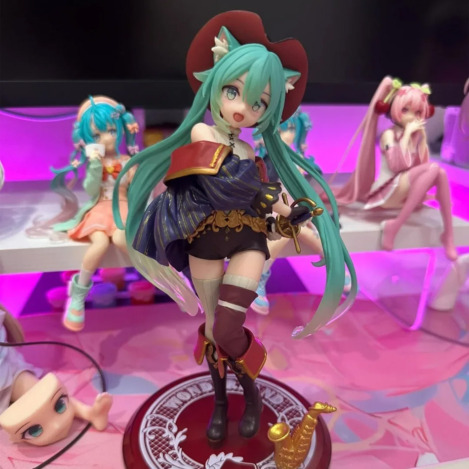 Model Kit Anime Girl - Figur Aksi Imut Hatsune Miku untuk