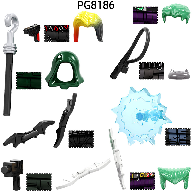 Model Kit Pg - PG8186 Senjata, Celana, Aksesoris Rambut, Figur