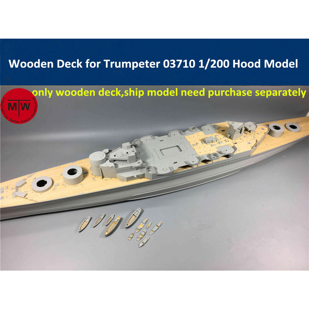 Model Kit U Boat - 1/200 Skala Kayu untuk Trumpeter 03710