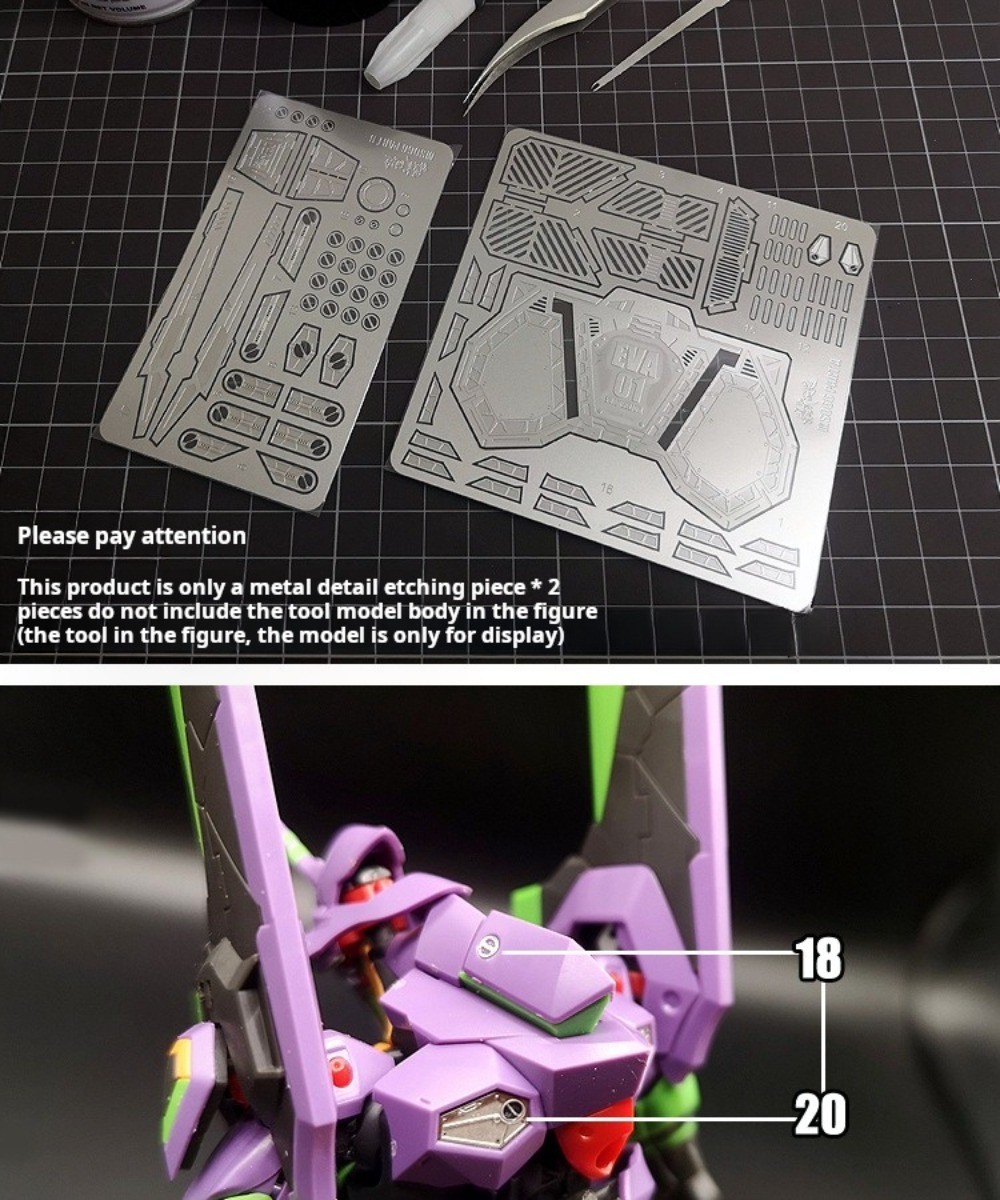 Model Kit Eva 01 - MS066 MSWZ Bagian Etsa Logam RG
