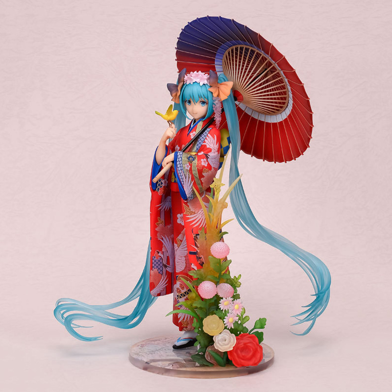 Figur Kimono Bunga Hatsune Mik - Model Kit Bandai ulasan dan harga