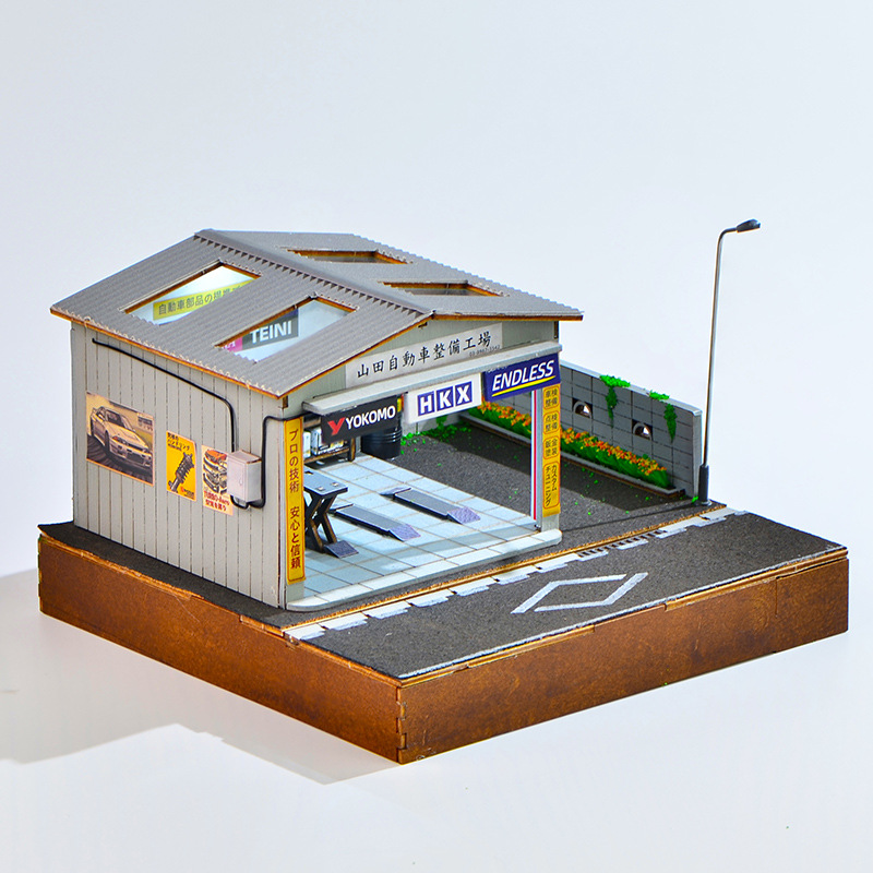 Kit Diorama Bengkel Perbaikan  - Model Kit Car ulasan dan harga