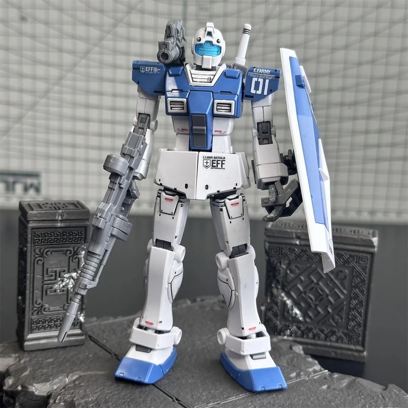 HG GTO 1/144 GM White Dog Team - Model Kit Gundam Hg ulasan dan harga