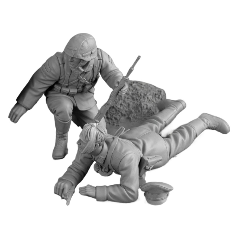 Figur Resin Skala 1/35 Kit Mod - Model Kit Horse ulasan dan harga