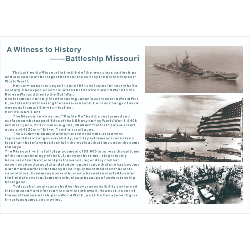 Kit Standar Missouri USS 1/700 - Model Kit Uss Missouri ulasan dan harga
