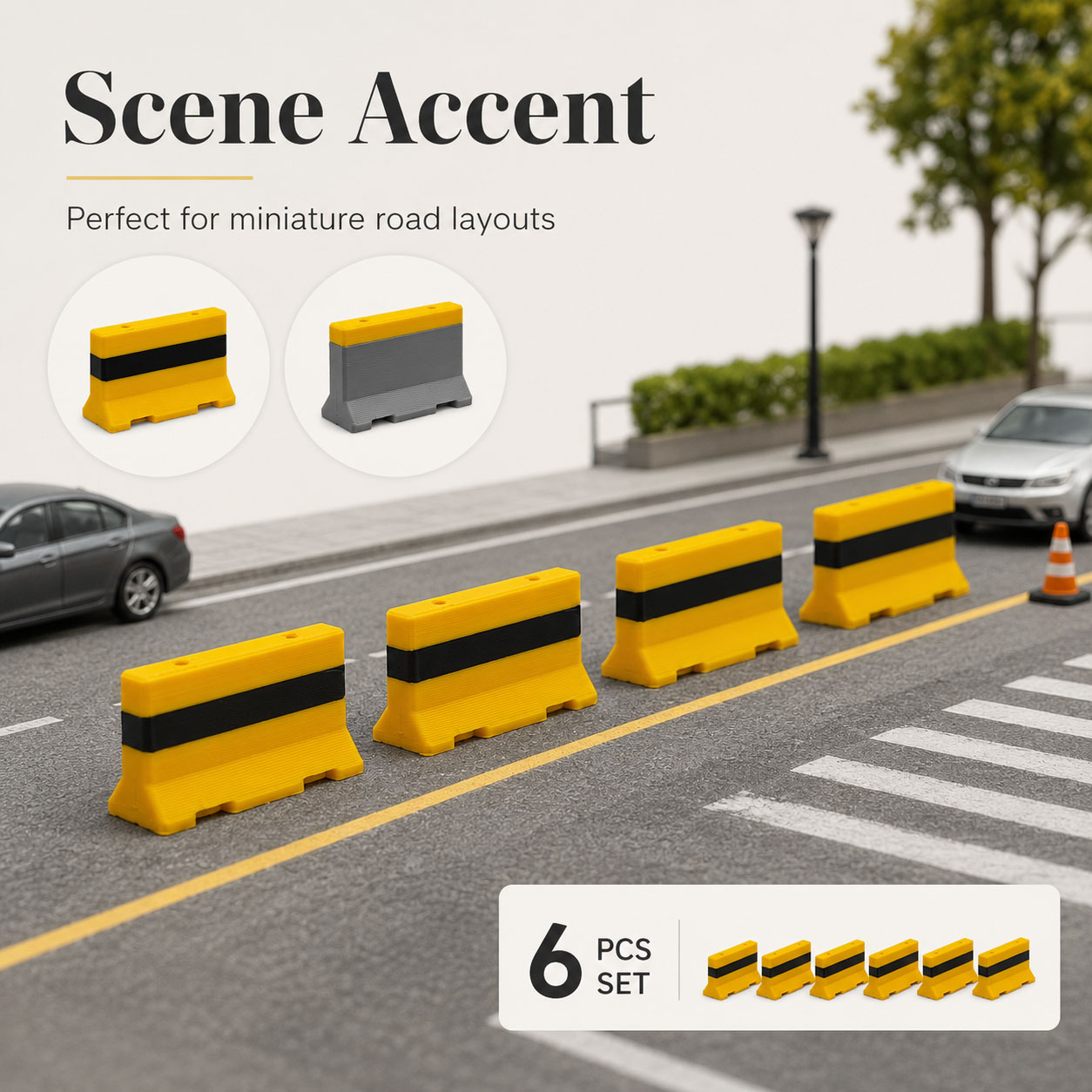 1:64 1:87 Penghalang Jalan Sem - Model Kit Cement ulasan dan harga