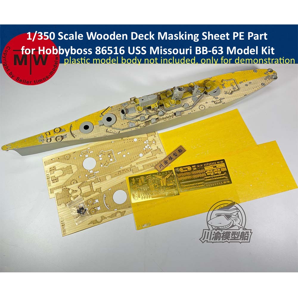 Bagian PE Lembaran Penutup Dek - Model Kit Uss Missouri ulasan dan harga