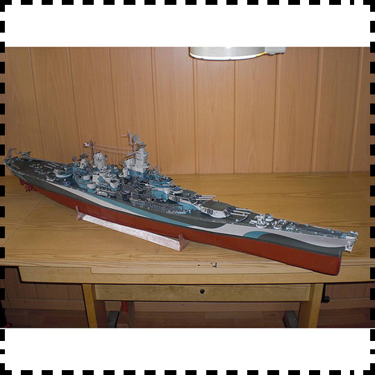 1:200 skala USS Missouri (BB-6 - Model Kit Uss Missouri ulasan dan harga