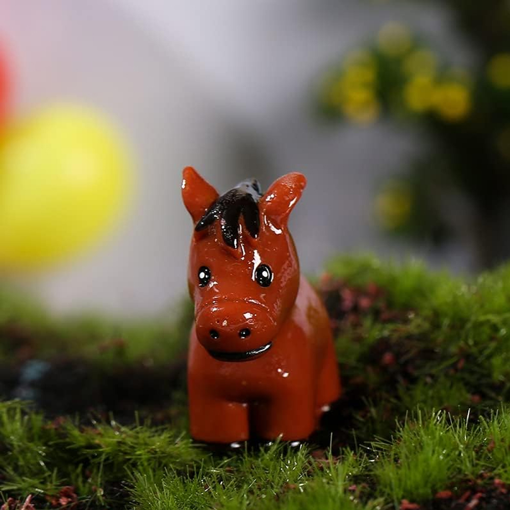 Miniatur kuda Resin Mini, 2/5  - Model Kit Horse ulasan dan harga