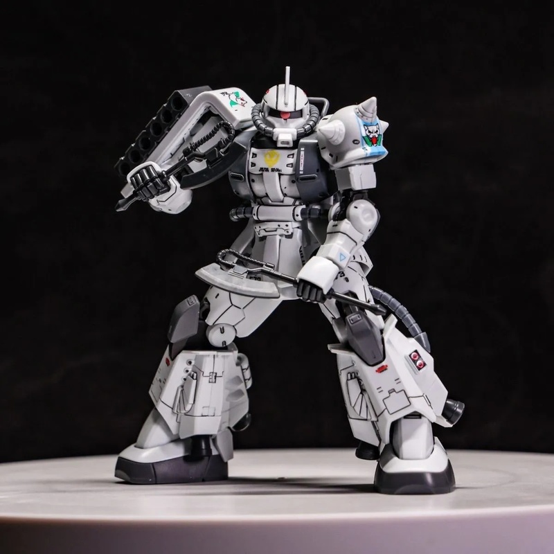 GTO ZAKU II White Wolf Shin Ma - Model Kit Gundam Hg ulasan dan harga