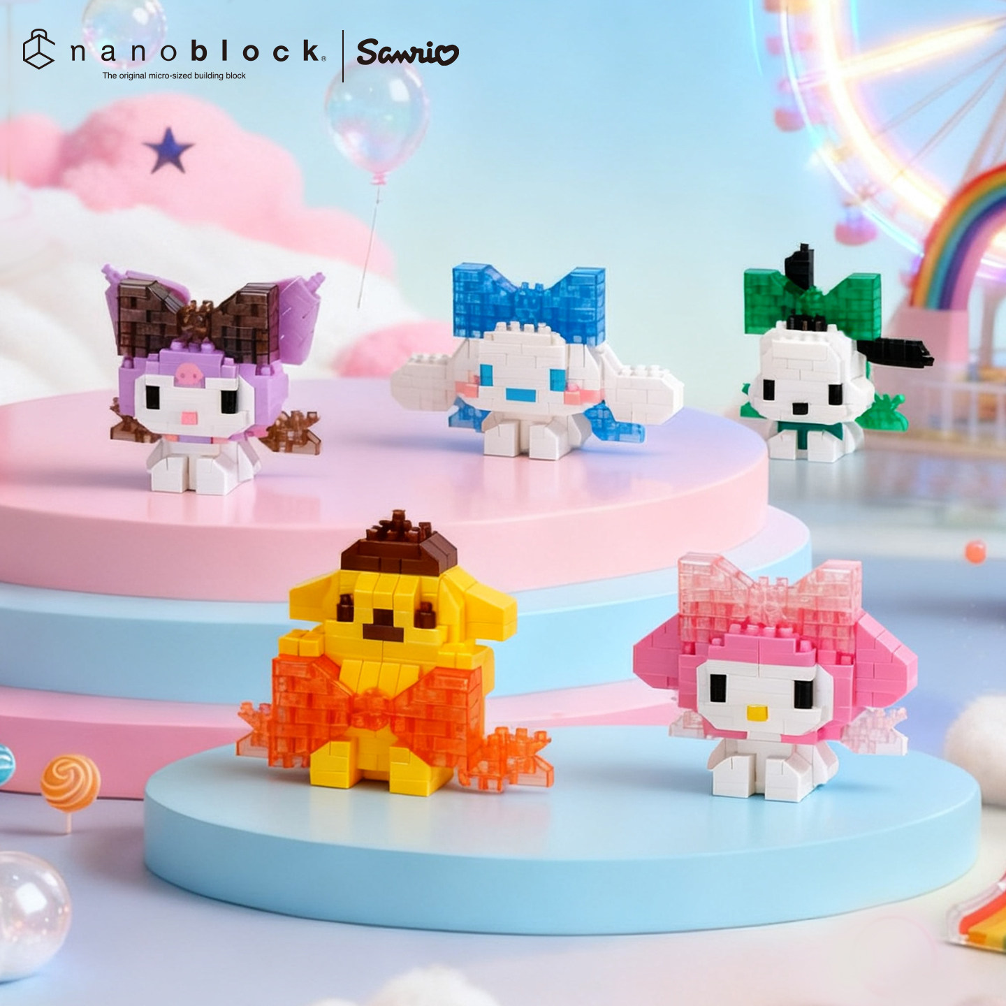 Nanoblock Sanrio Blok Bangunan - Model Kit Anime Girl ulasan dan harga