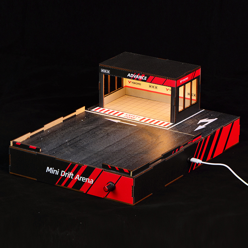 Diorama Trek Drift Skala 1:64  - Model Kit Car ulasan dan harga