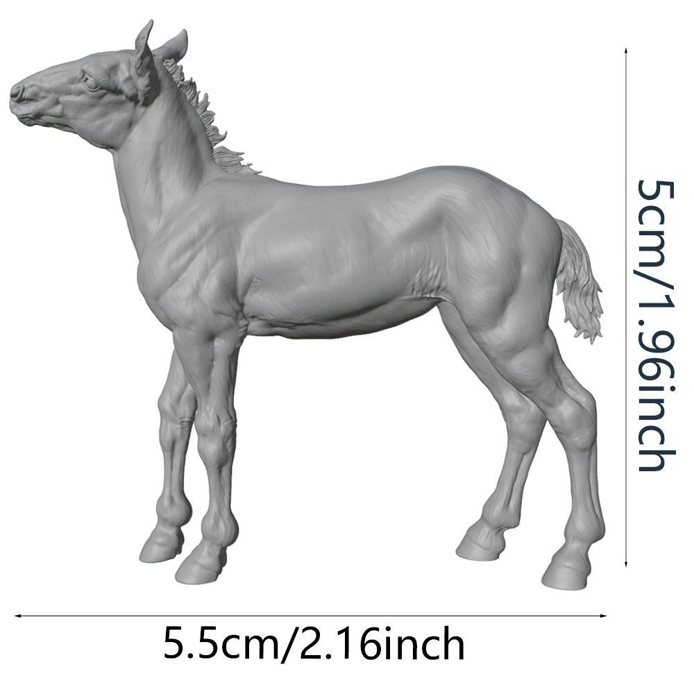Pencetakan Detail Tinggi, Patu - Model Kit Horse ulasan dan harga