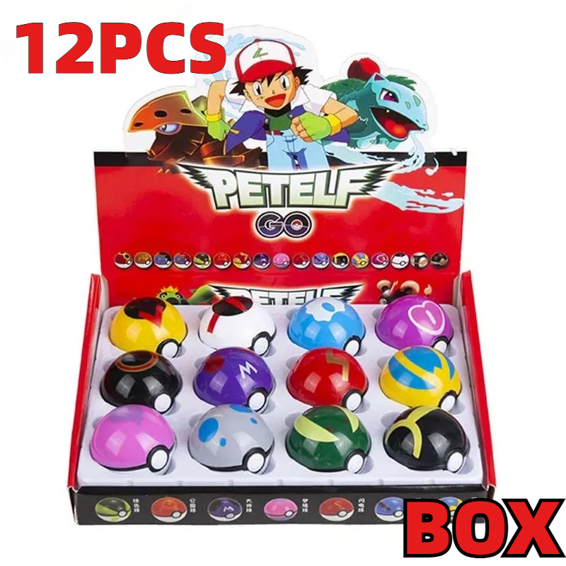 Figur Pokemon 12 Buah/Set Bola - Model Kit Bandai ulasan dan harga