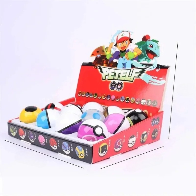Figur Pokemon 12 Buah/Set Bola - Model Kit Bandai ulasan dan harga