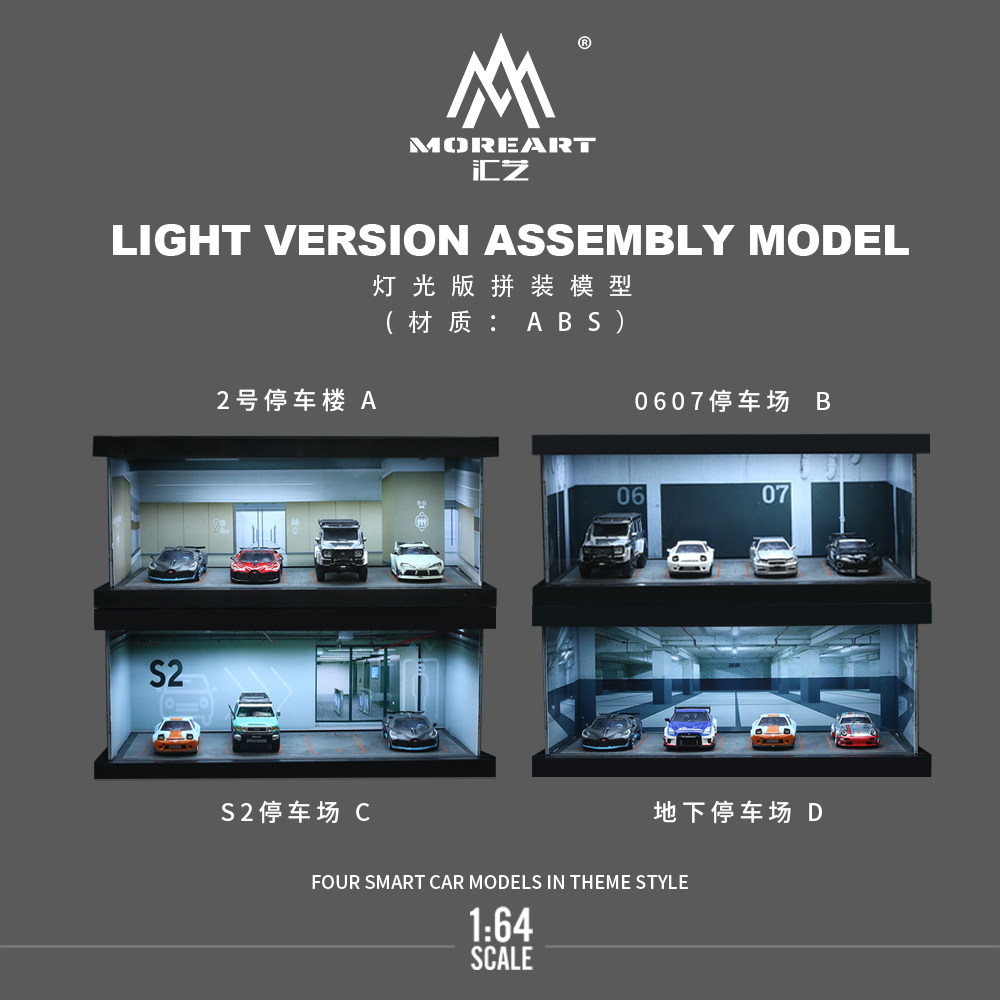 1:64 Model Kit Garasi Tempat P - Model Kit Car ulasan dan harga