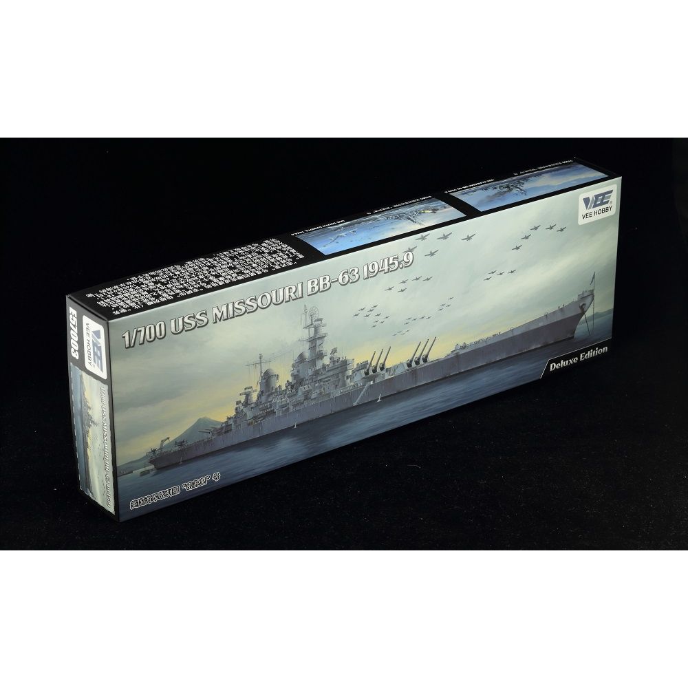 VEE HOBBY E57003 1/700 U.S.S.  - Model Kit Uss Missouri ulasan dan harga