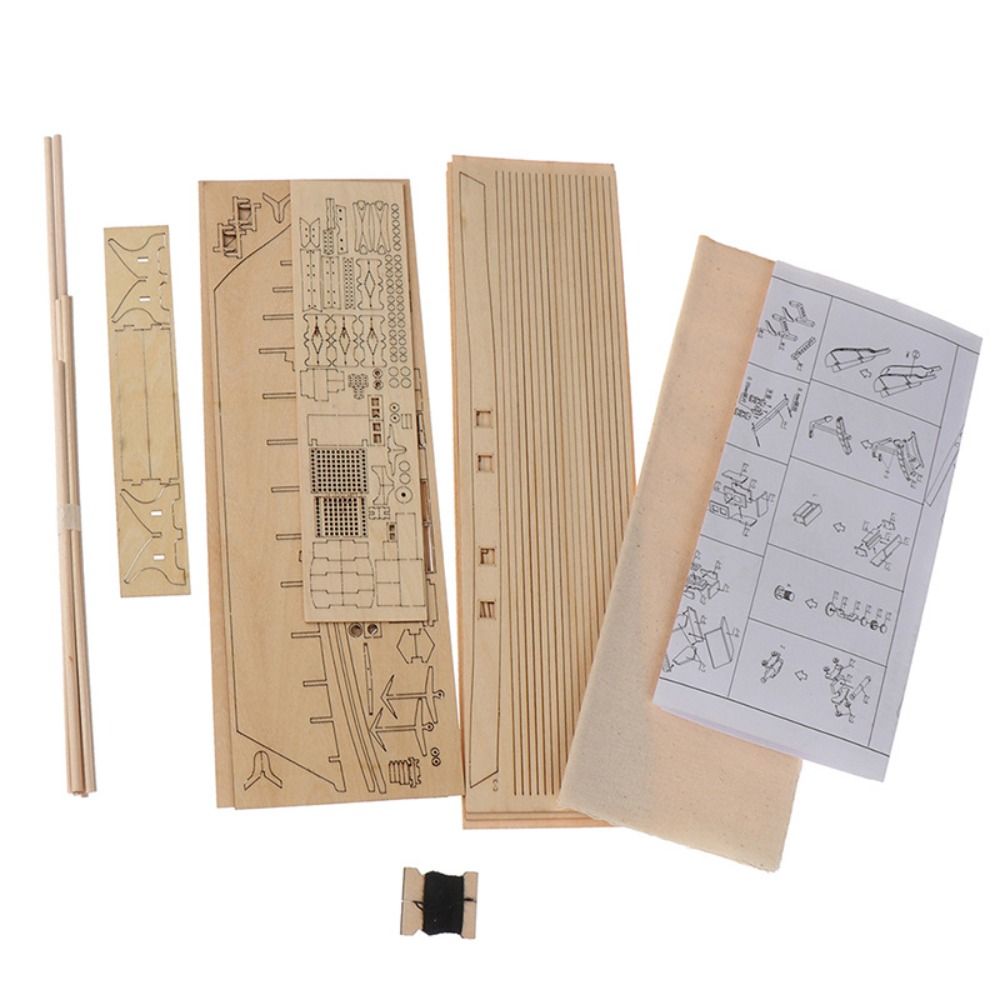 Model Kapal Kayu Skala 1:100 D - Model Kit U Boat ulasan dan harga
