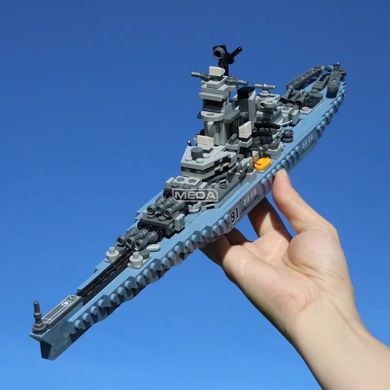 630pcs USS Missouri BB-63 Buil - Model Kit Uss Missouri ulasan dan harga