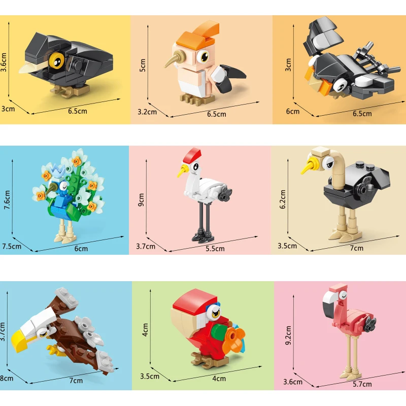 Batu Bata Hewan Burung Surga G - Model Kit Bandai ulasan dan harga