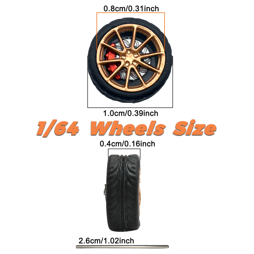 1/64 Model Ban Roda Mobil 8 Se - Model Kit Car ulasan dan harga
