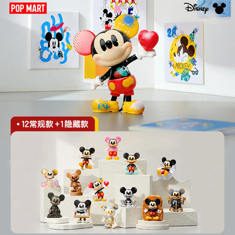 POPMART Disney Mickey Seri Kre - Model Kit Anime Girl ulasan dan harga