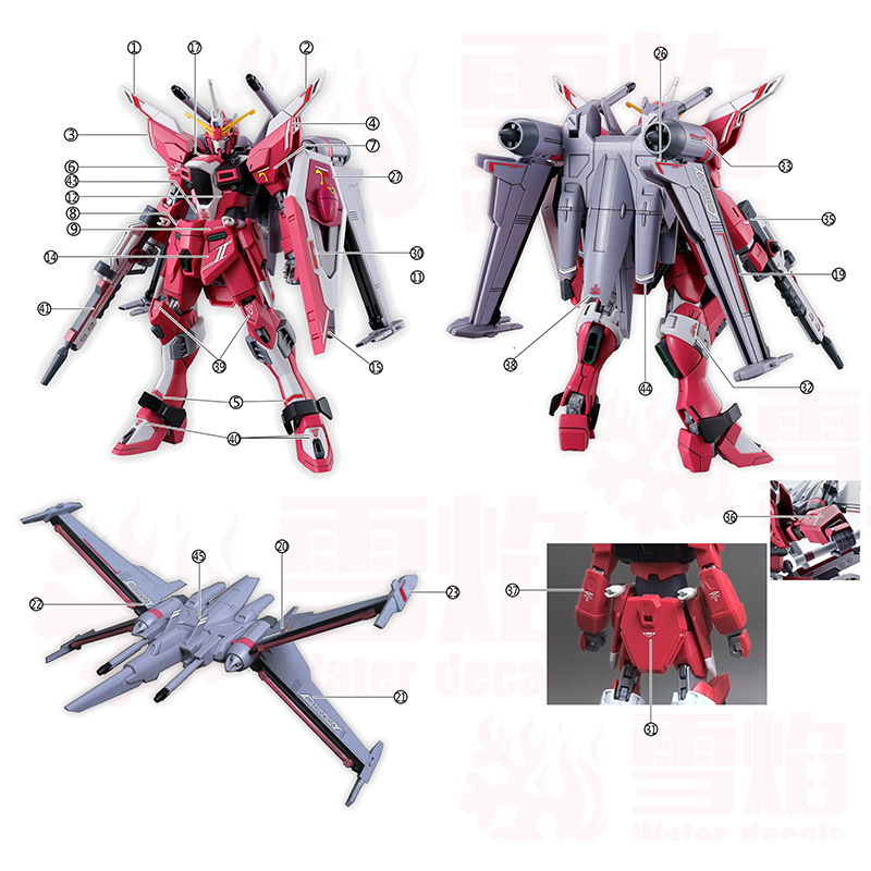Model decal air Slide Decals a - Model Kit Decals ulasan dan harga