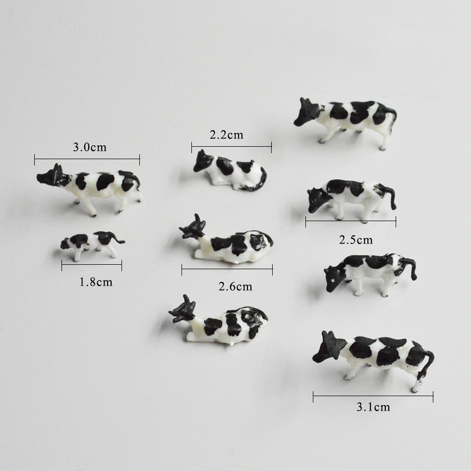 Skala 1:87 Miniatur Sapi Model - Model Kit Horse ulasan dan harga