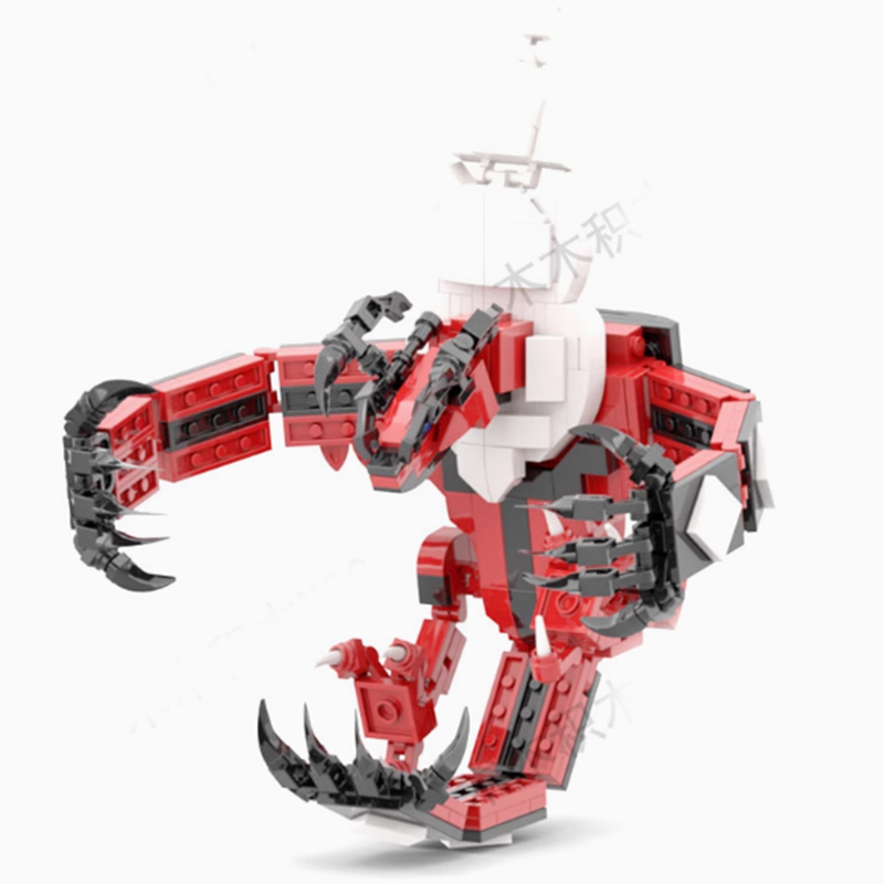 MOC Figur Anime Model Blok Ban - Model Kit Yveltal ulasan dan harga